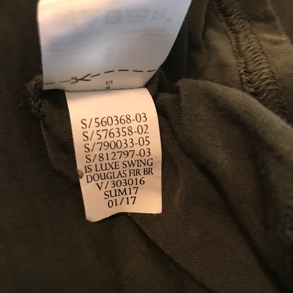 GAP LUXE Soft Tank Swing Dress SMALL Charcoal Grey - Picture 6 of 6